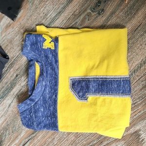 U OF M raglan Kids shirt